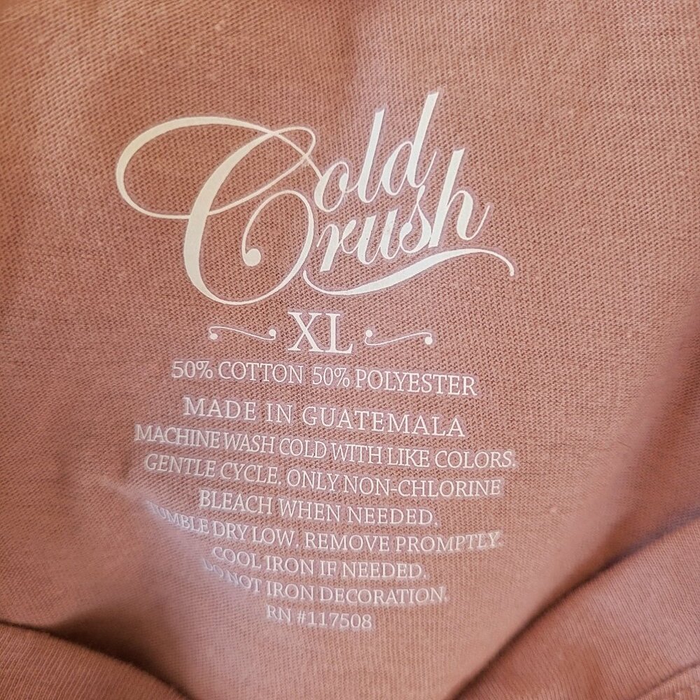 Cold Crush Butterfly T Shirt Size XL - Picture 7 of 7